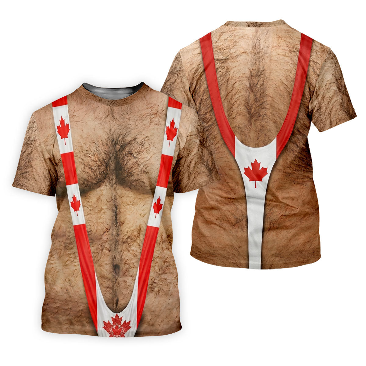 Hairy Body Canada Flag Funny Golf Shirt, Patriotic Golf Shirt, 250 Years Golf Shirt For Women