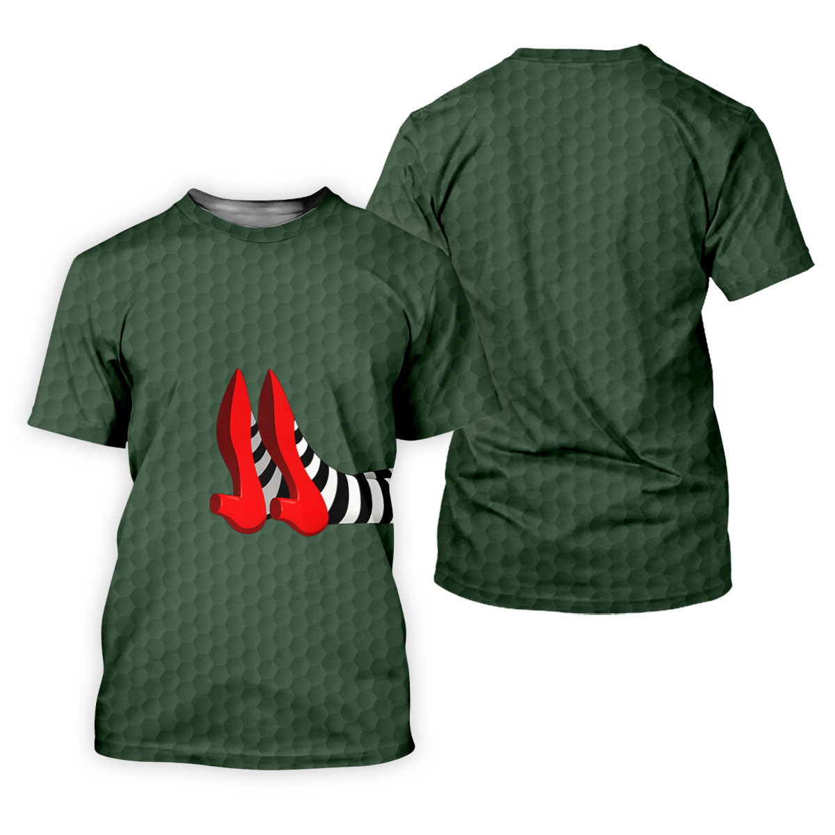 Halloween Witch Legs Golf Polo Shirt, Golf Shirts For Women, Women's Golf Apparel