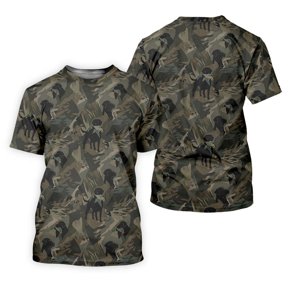 Duck Hunting Labrador Hawaiian Golf Shirt, Women's Golf Apparel, Golf Polo For Women