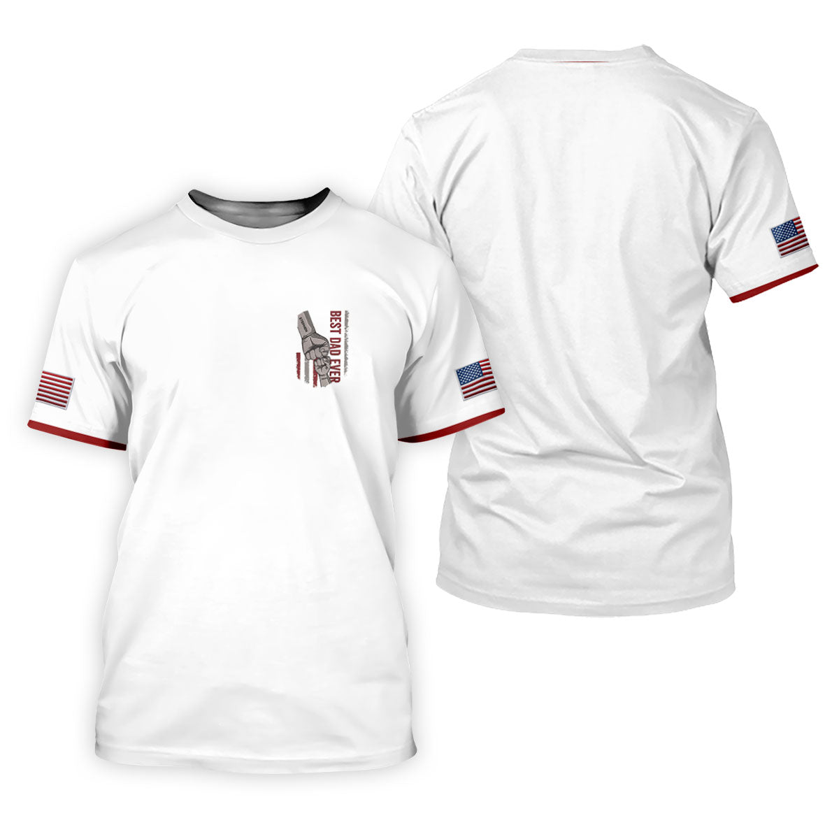 Best Dad Ever Father's Day Golf Shirt, Golf Gift For Dad, Golf Shirts For Men