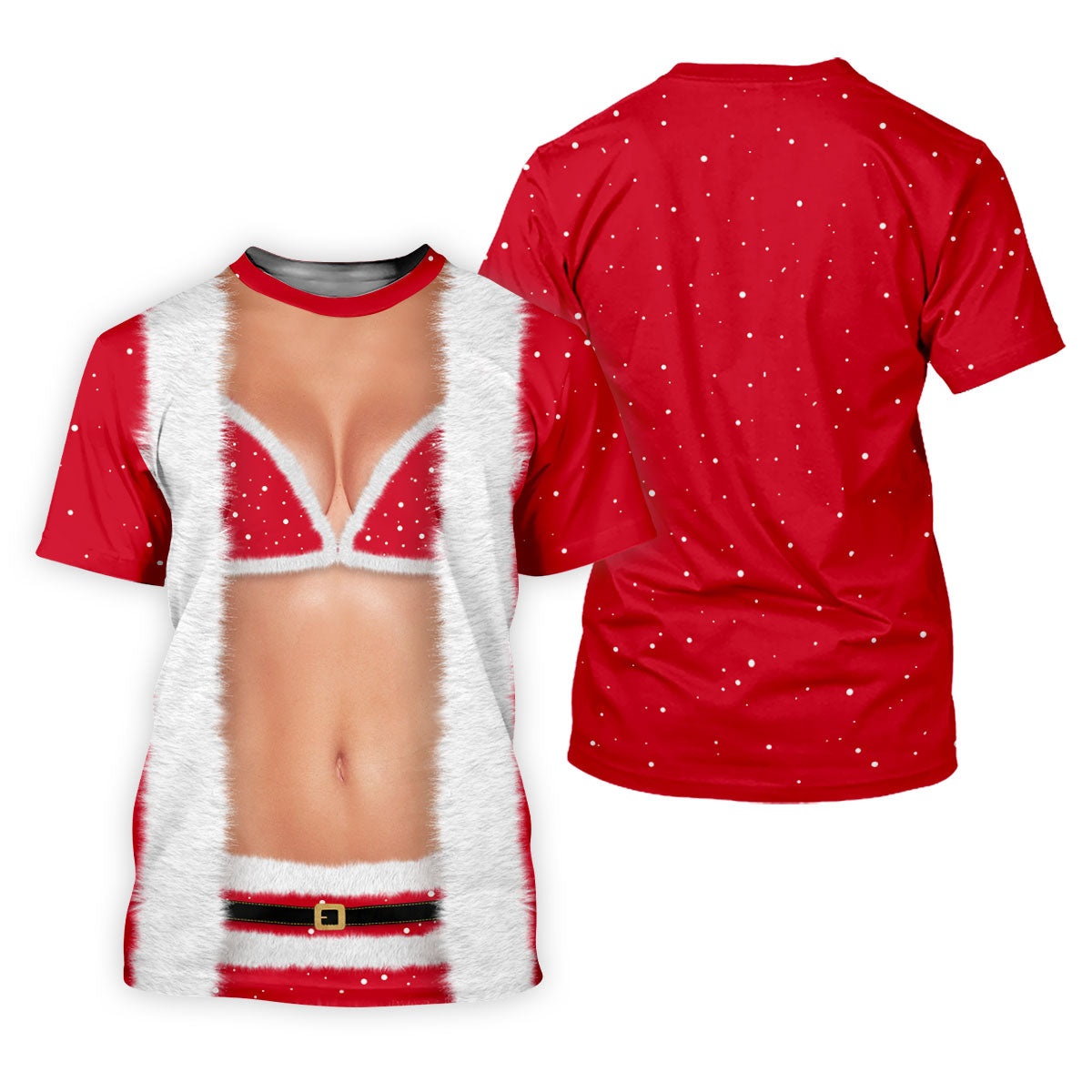 Funny Mrs Claus Costume Christmas Golf Shirt, Men's Golf Shirt, Hawaiian Golf Shirt, Printed Golf Shirts