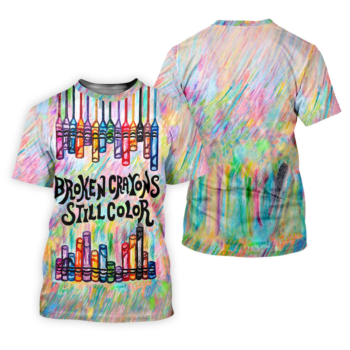 Broken Crayons Still Color Suicide Awareness Golf Polo Shirt, Women's Golf Polo