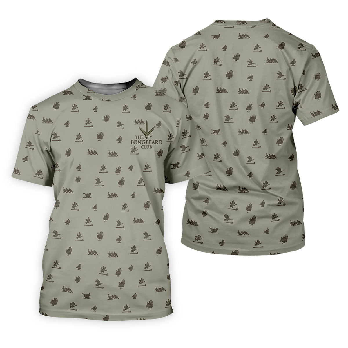 The Longbeard Club Turkey Hunting Father's Day Golf Shirt, Dad Golf Shirt, Golf Gift For Dad