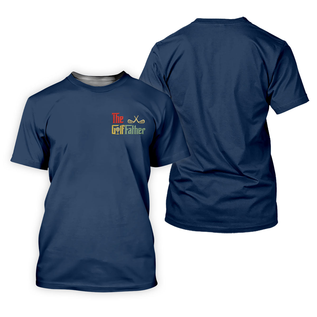 The Golf Father Golf Tops For Men, Father's Day Golf Shirt, Golf Gift For Dad