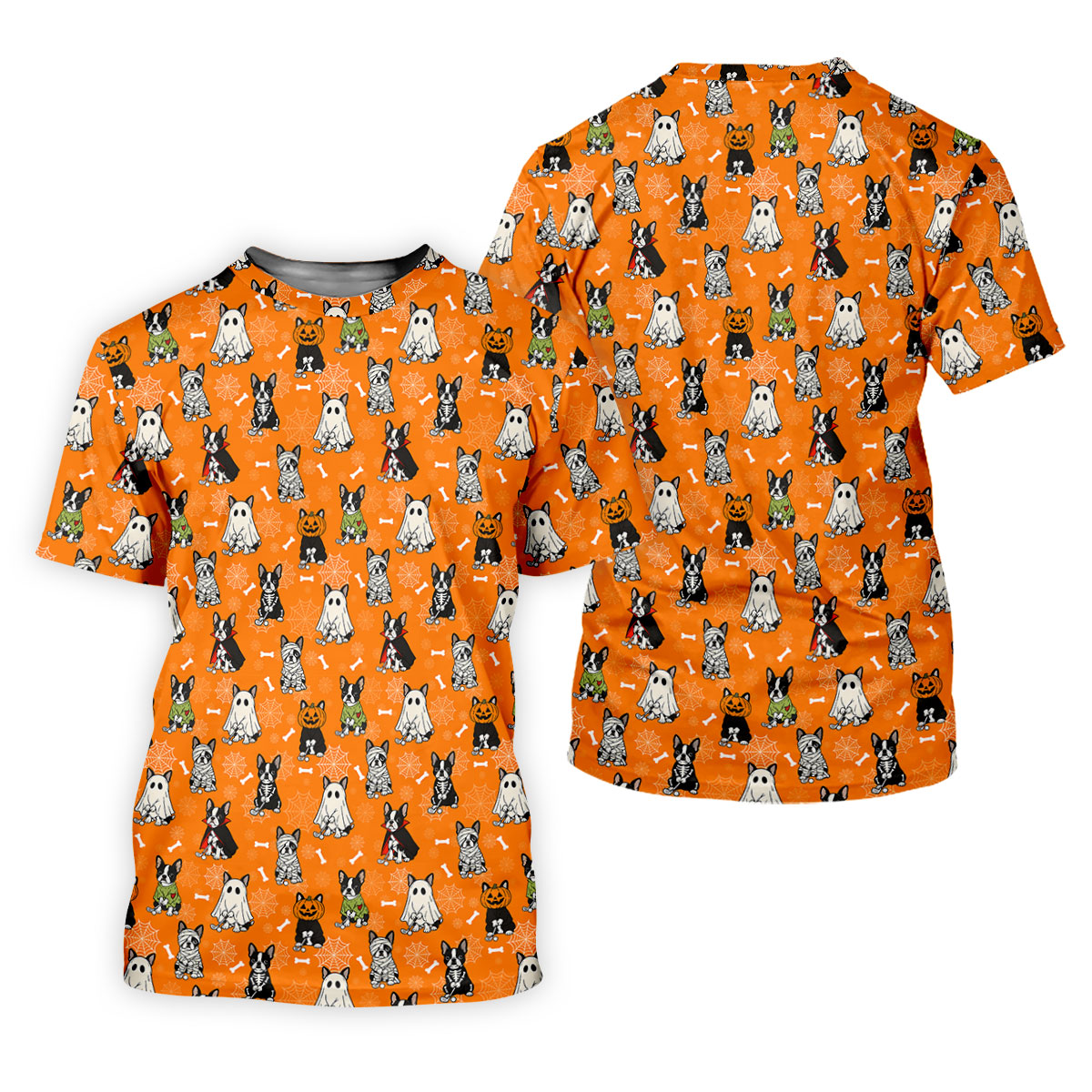 Halloween Dog Costume Pattern Golf Polo Shirt, Womens Golf Tops, Halloween Shirt For Women