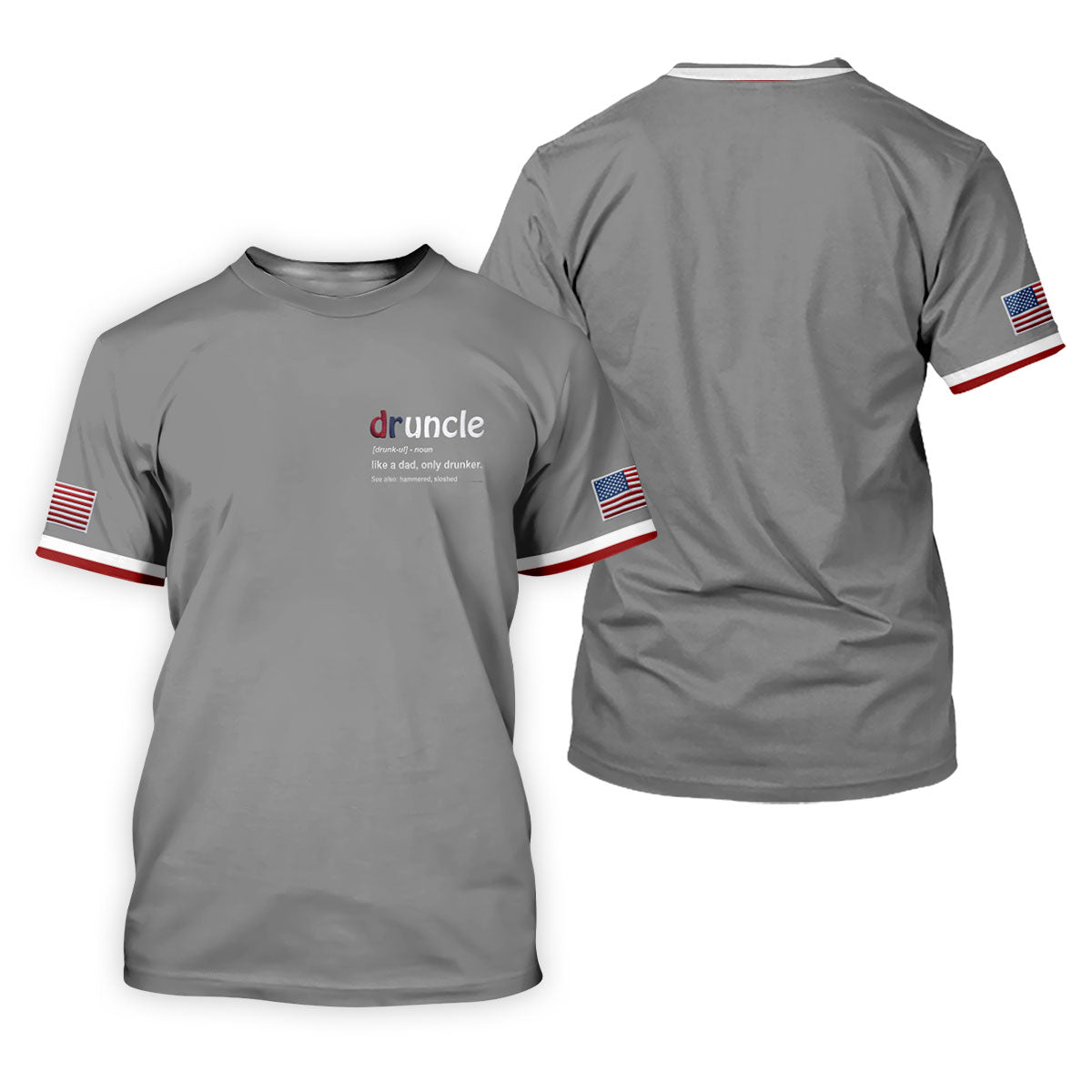 Druncle Like A Dad Only Drunker Father's Day Golf Shirt, Men's Funny Golf Shirts, Golf Gift For Dad