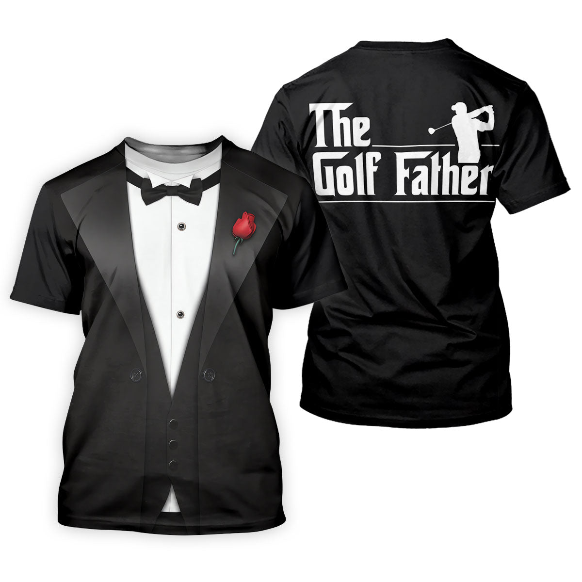 The Golf Father Funny Costume Father's Day Golf Shirt, Dad Golf Shirt, Golf Gift For Dad