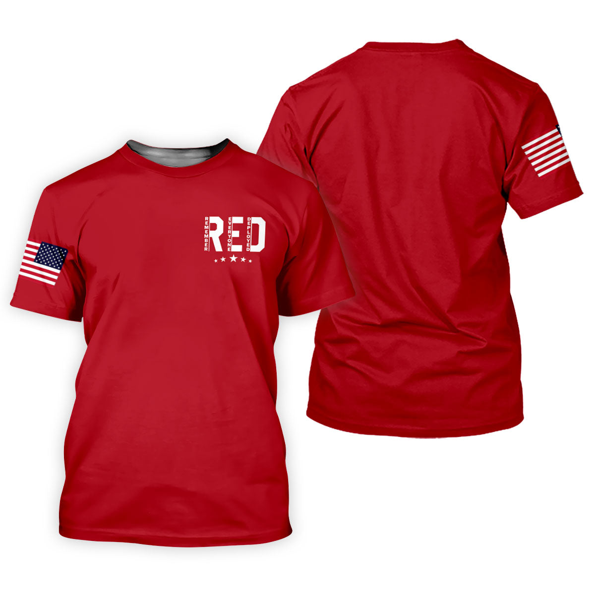 RED Friday Military Support 250 Anniversary Red Patriotic Golf Shirt, Golf Shirts For Men