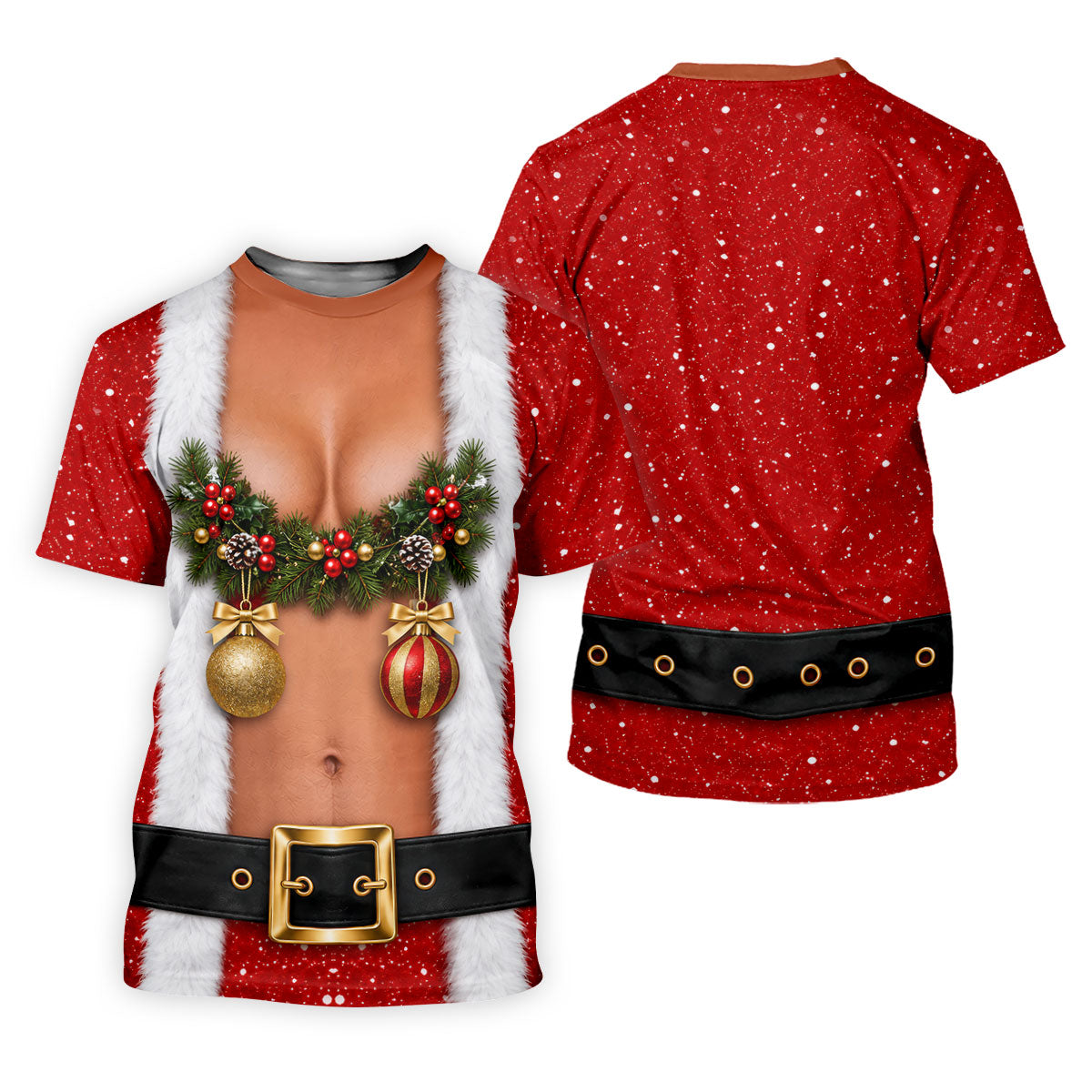 Funny Ornament Garland Christmas Golf Shirt, Mens Golf Shirts, Polo Shirts For Men