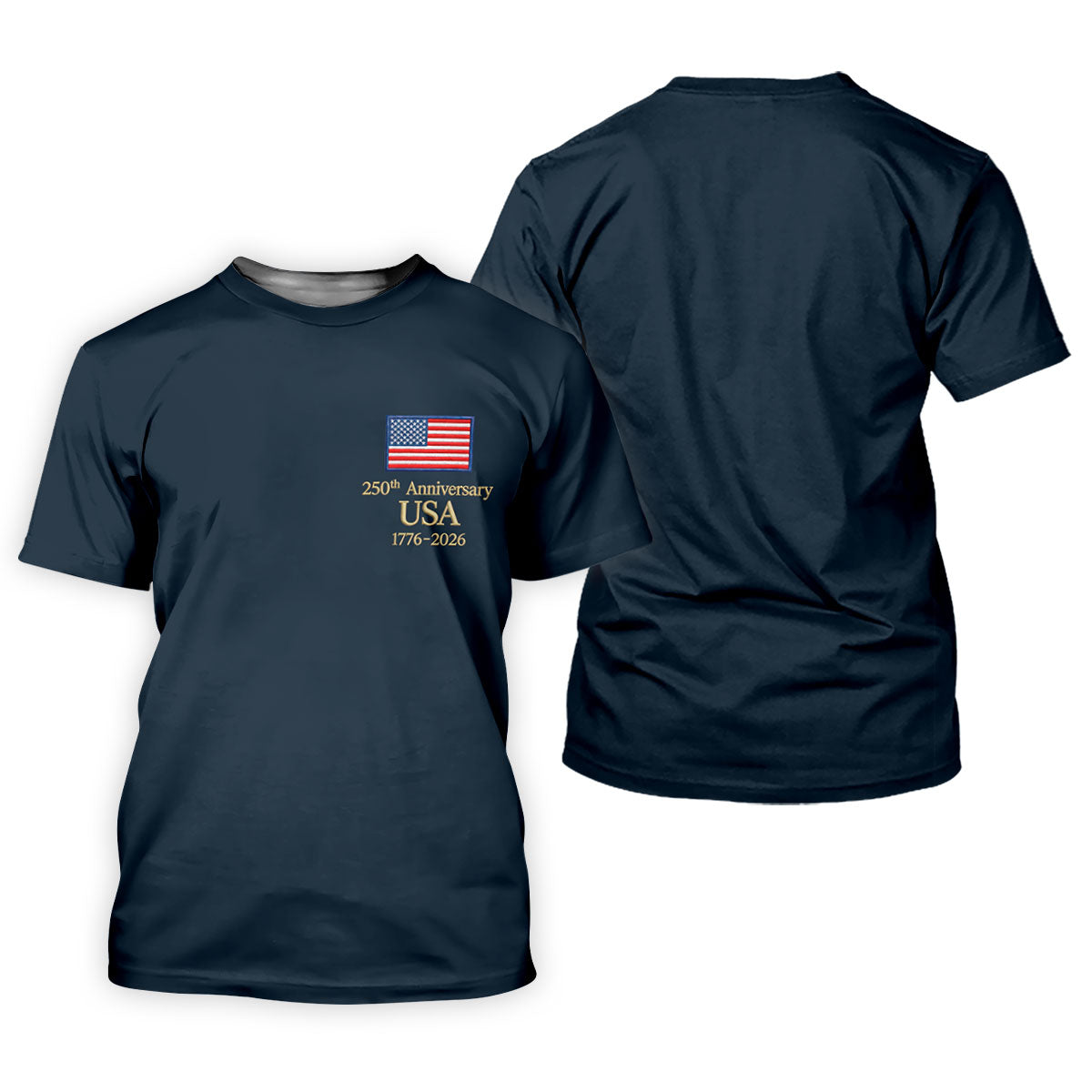 250th Anniversary USA Flag Logo 4th Of July Golf Shirt, Vintage Patriot Golf Shirt For Women