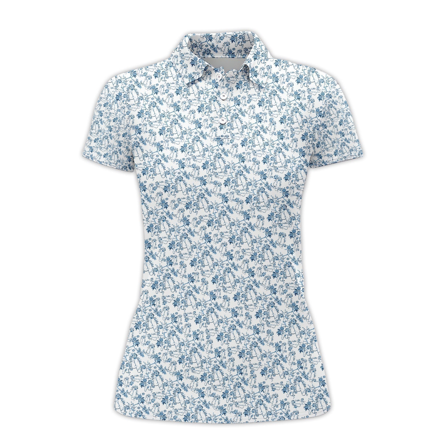 Funny Pattern Golf Shirt, Crazy Golf Shirt For Golfer, Golf Gift For Men