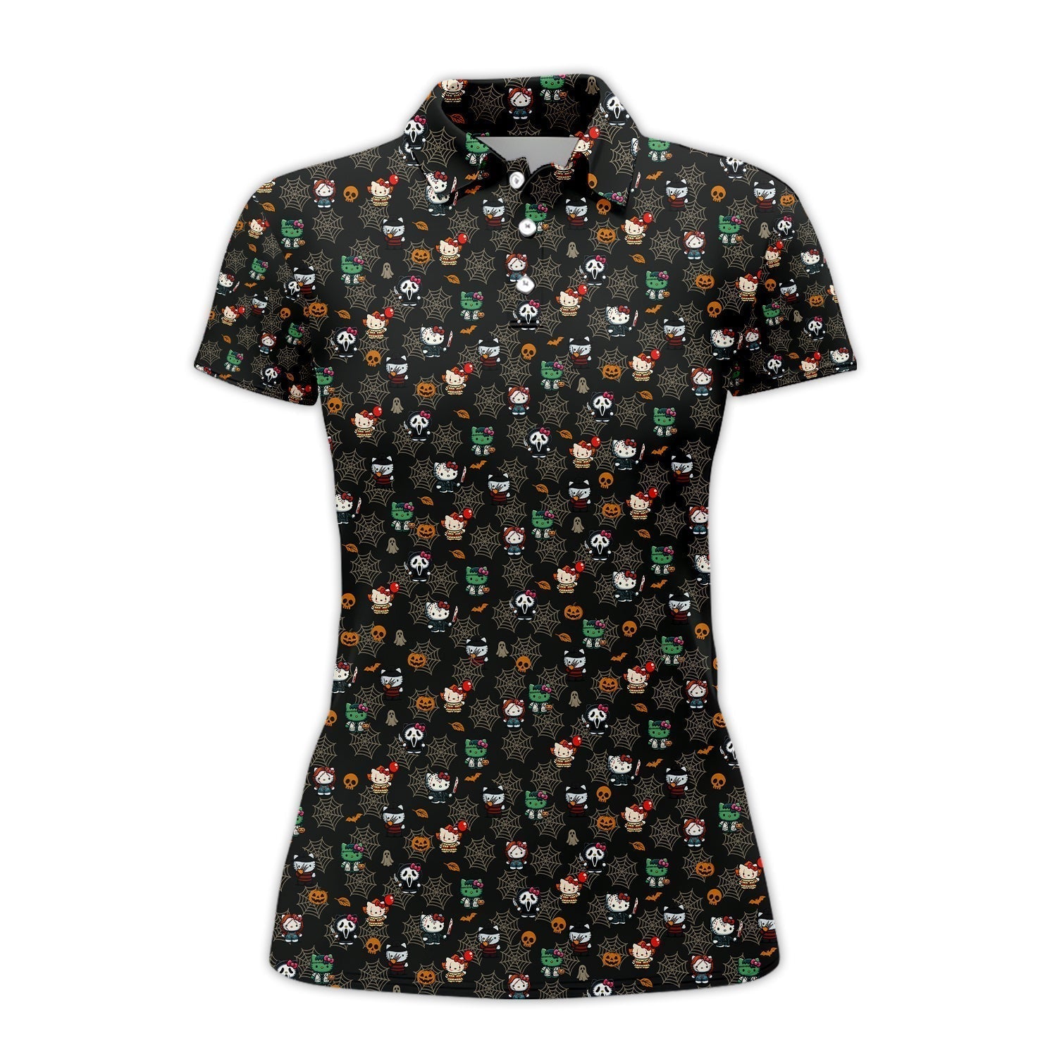 Halloween Golf Shirt, Pattern Golf Shirt For Golfer, Funny Golf Shirt For Men