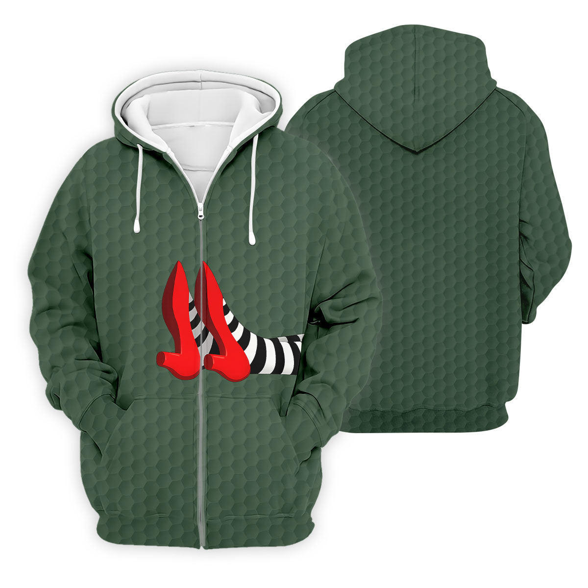 Halloween Witch Legs Golf Polo Shirt, Golf Polo Shirts For Men, Printed Golf Shirts