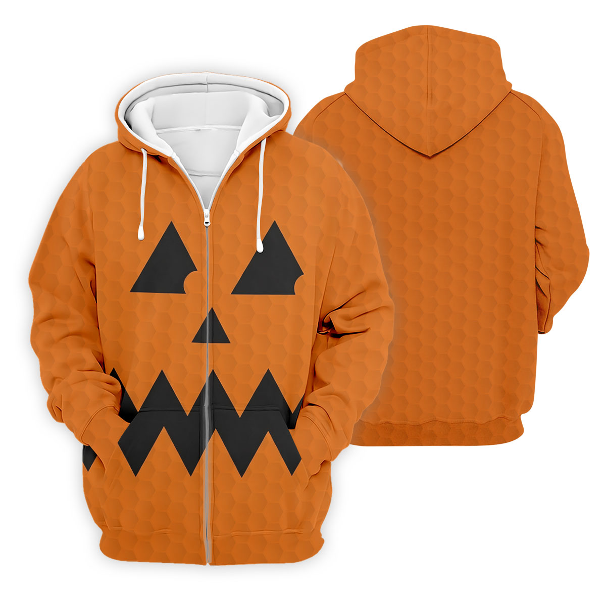 Halloween Jack O Lantern Golf Shirt, Men's Golf Shirt, Hawaiian Golf Shirt