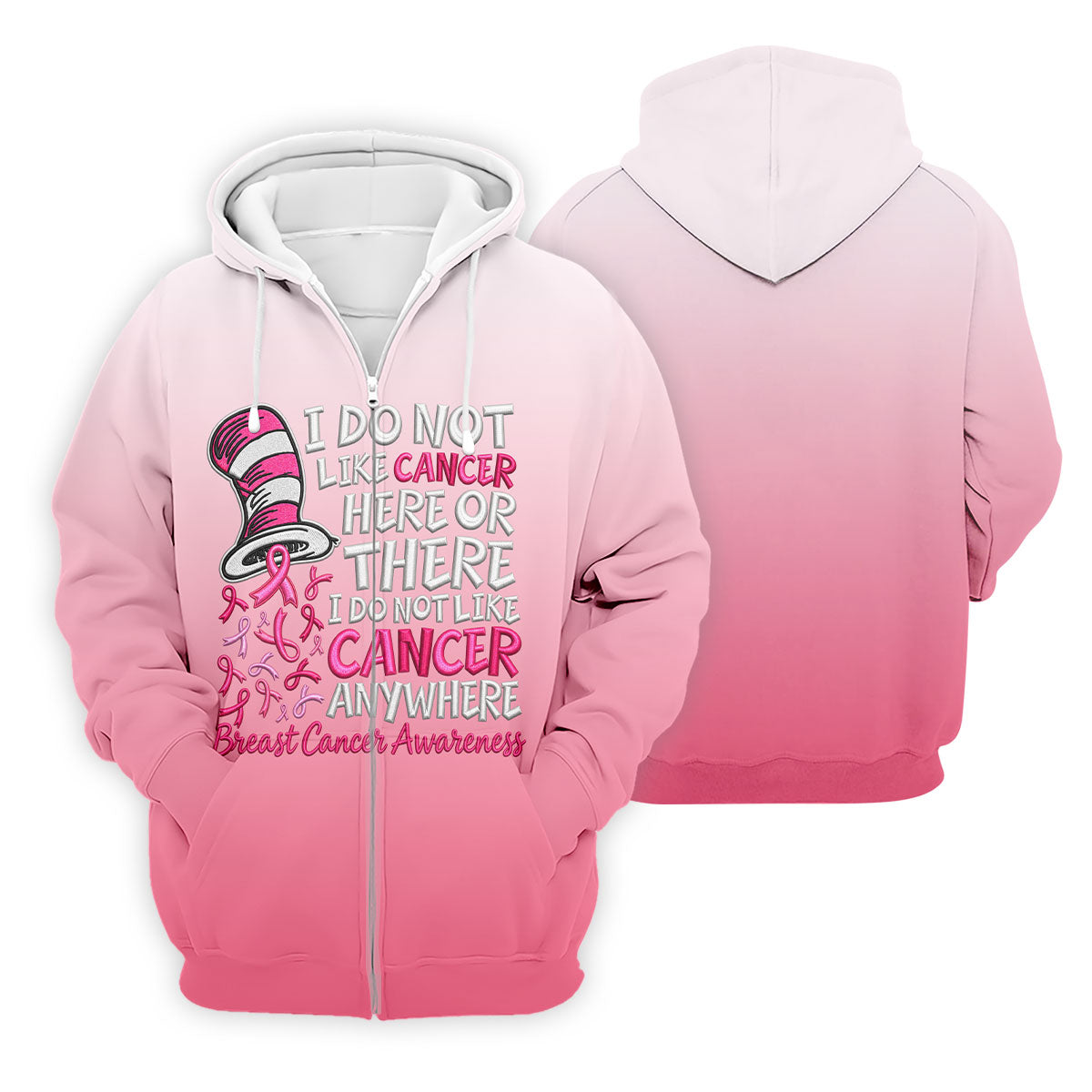 I Do Not Like Cancer Anywhere Breast Cancer Polo Shirt, Mens Golf Polo, Printed Golf Shirts