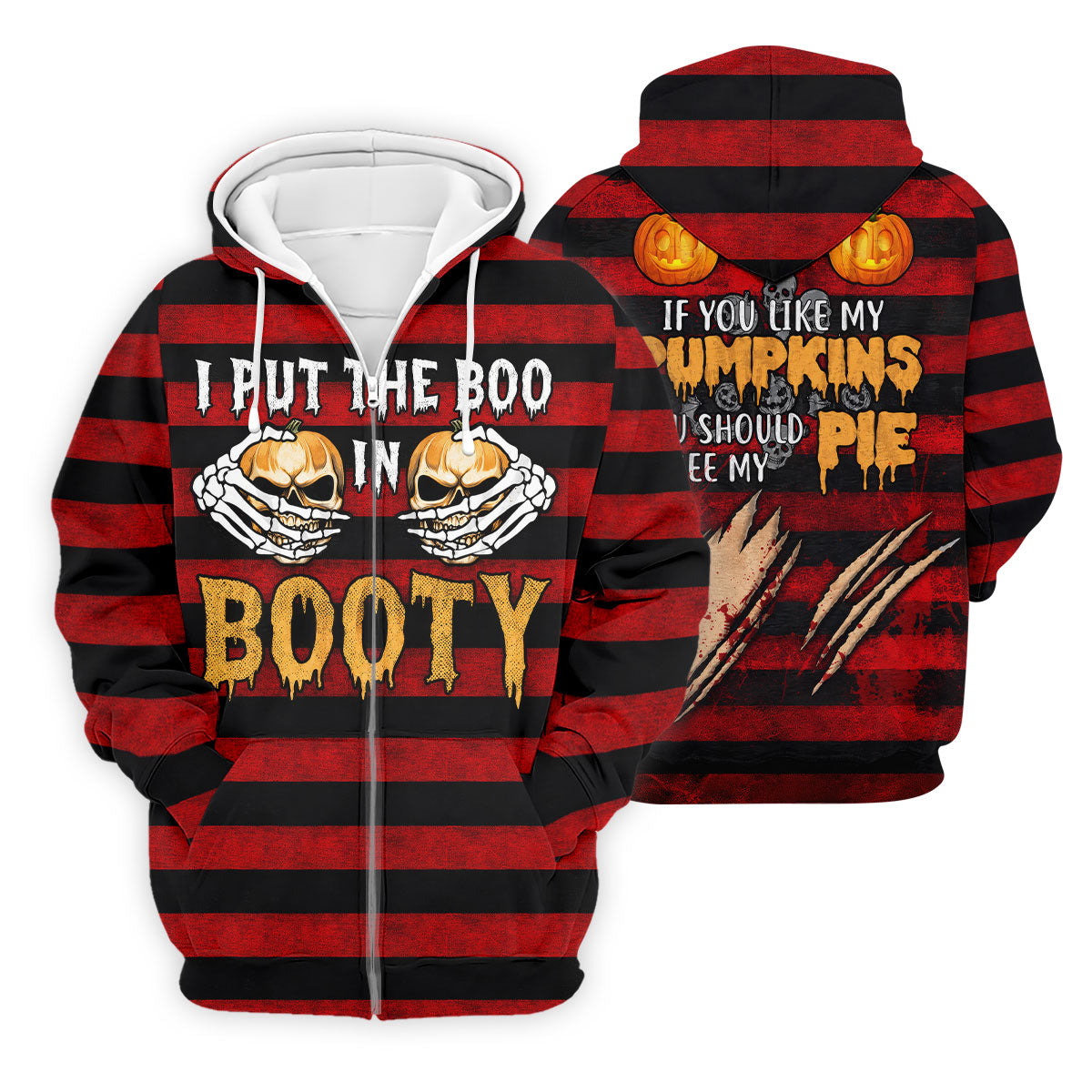 I Put The Boo In Booty Halloween Golf Polo Shirt, Men's Golf Shirt, Hawaiian Golf Shirt