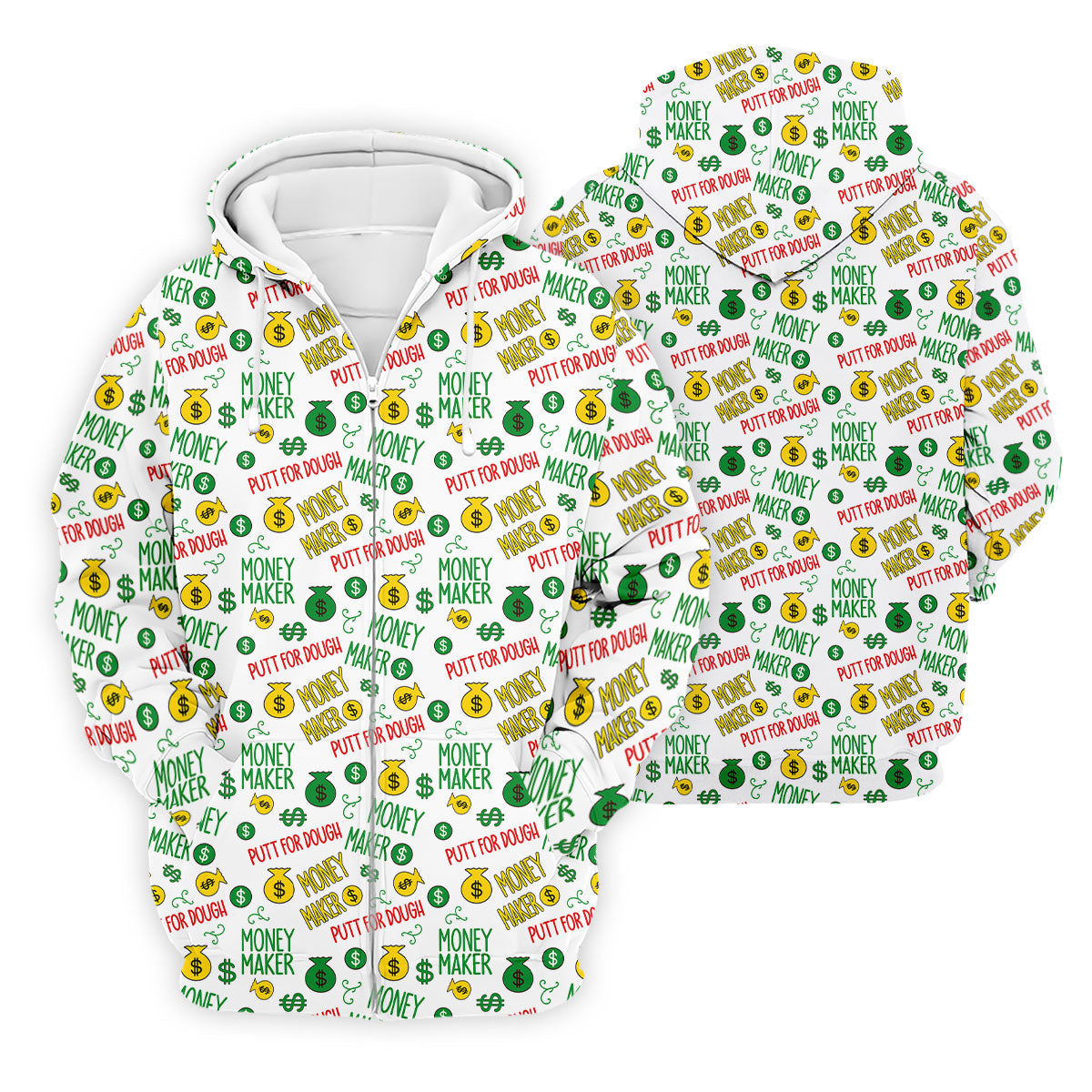 Money Maker Putt For Dough Golf Shirt, Funny Golf Shirt, Golf Shirts For Men, Polo Shirts For Men