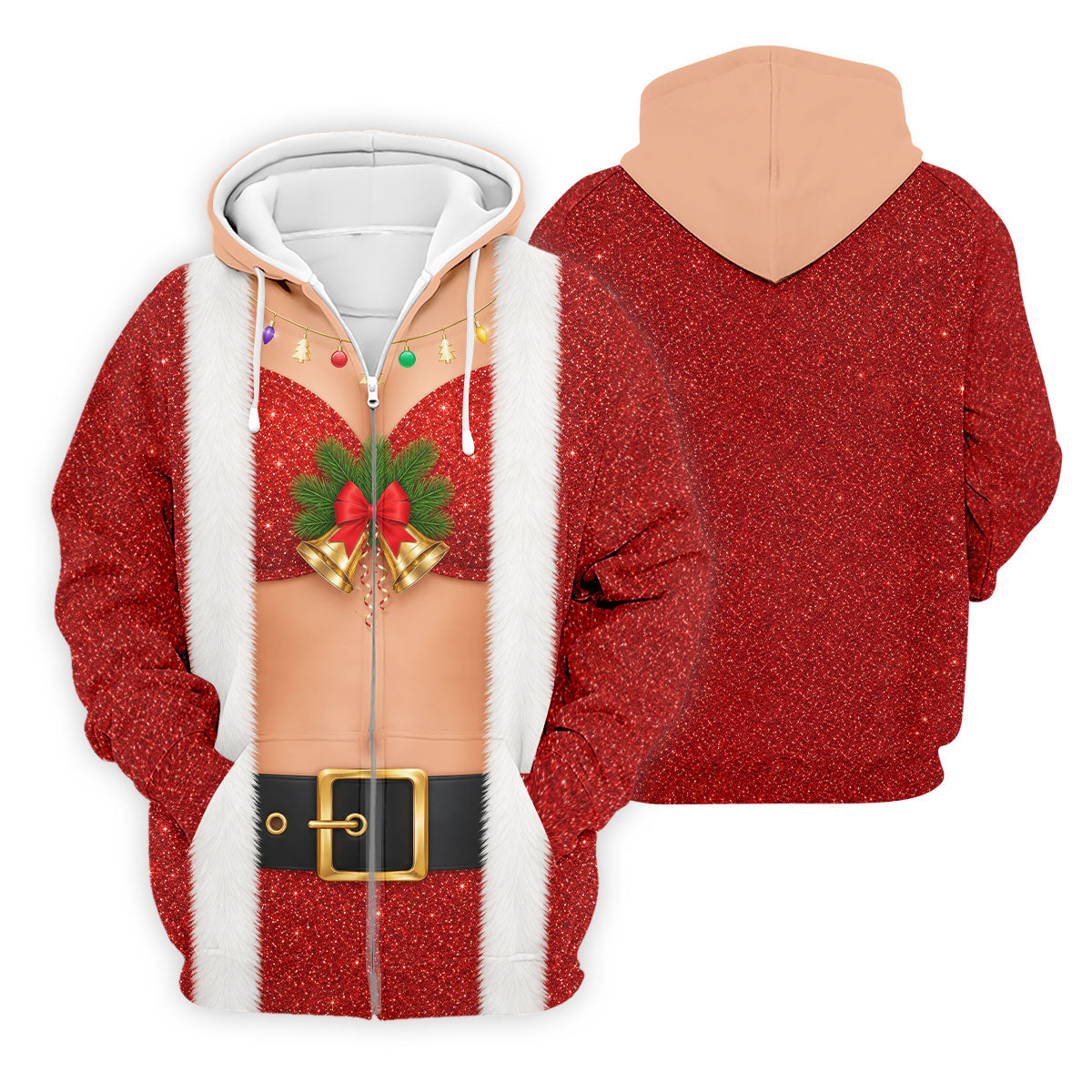 Men's Funny Mrs Claus Costume Golf Shirt, Christmas Golf Shirt, Golf Apparel For Men