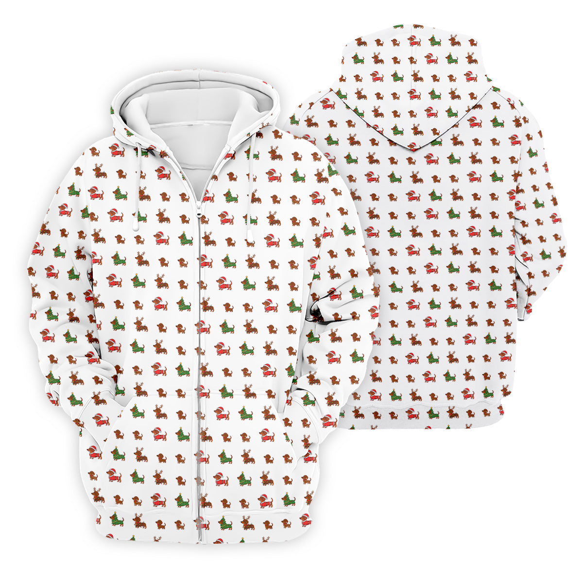 Christmas Dachshund Golf Tops For Men, Christmas Golf Shirt, Polo Shirts For Men, Golf Shirts For Men