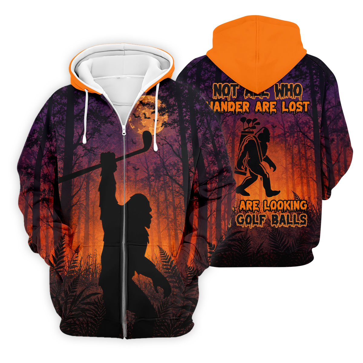 Not All Who Wander Are Lost Golf Polo Shirt, Men's Golf Shirt, Hawaiian Golf Shirt
