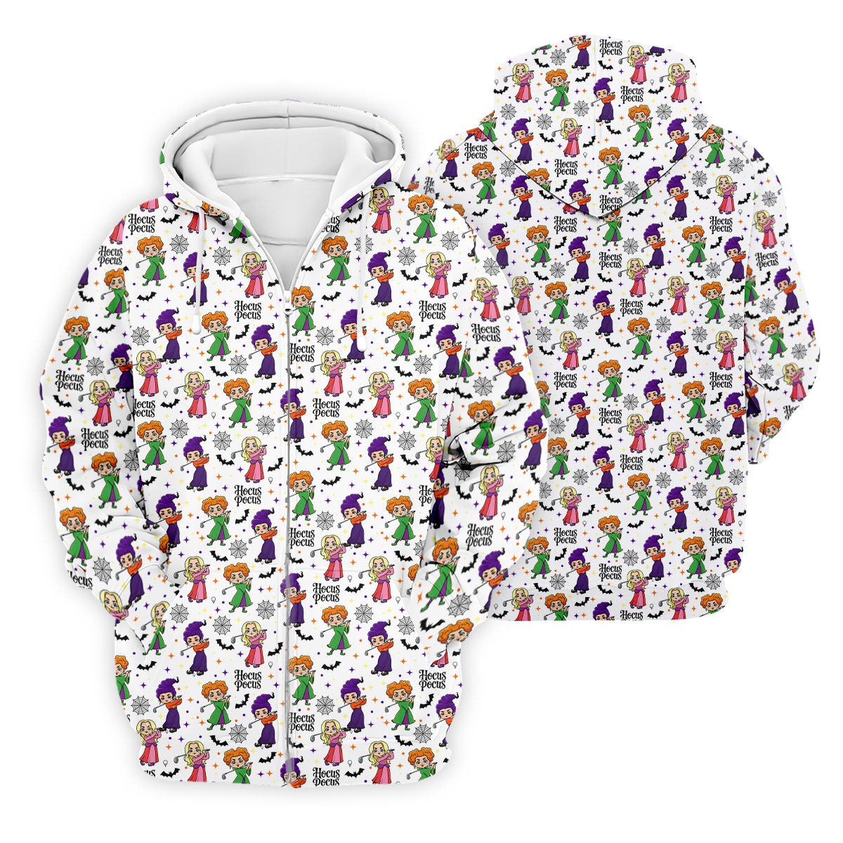 Hocus Pocus Horror Character Polo Shirt, Halloween Shirts For Men, Mens Golf Polo