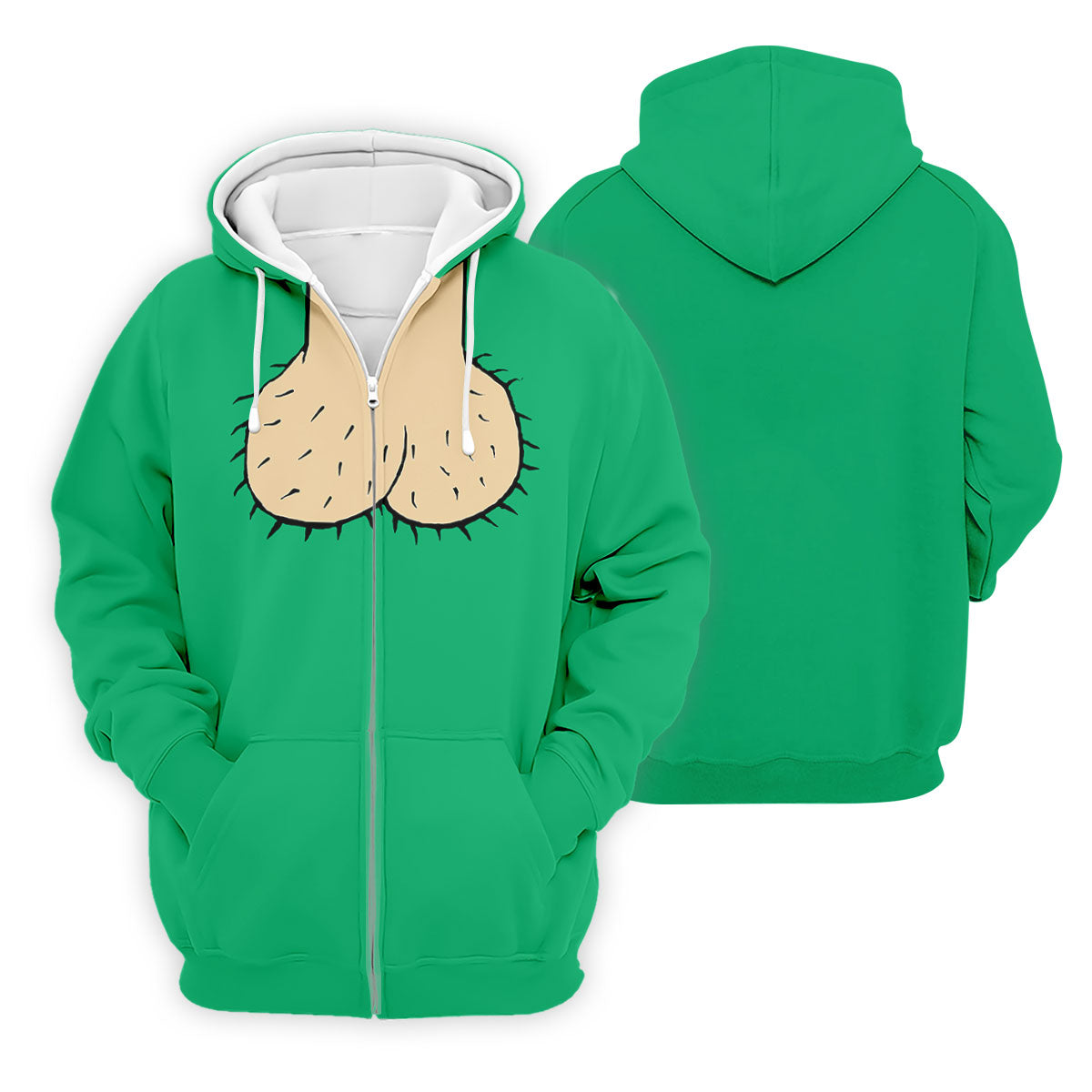 Green Funny Dickhead Faux Chest Golf Shirt, Men's Golf Shirt, Mens Polo Shirts