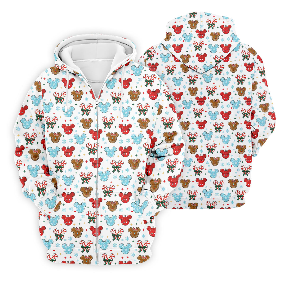 Funny Gingerbread Christmas Candy Cane Golf Tops For Men, Polo Shirts For Men, Christmas Golf Shirt