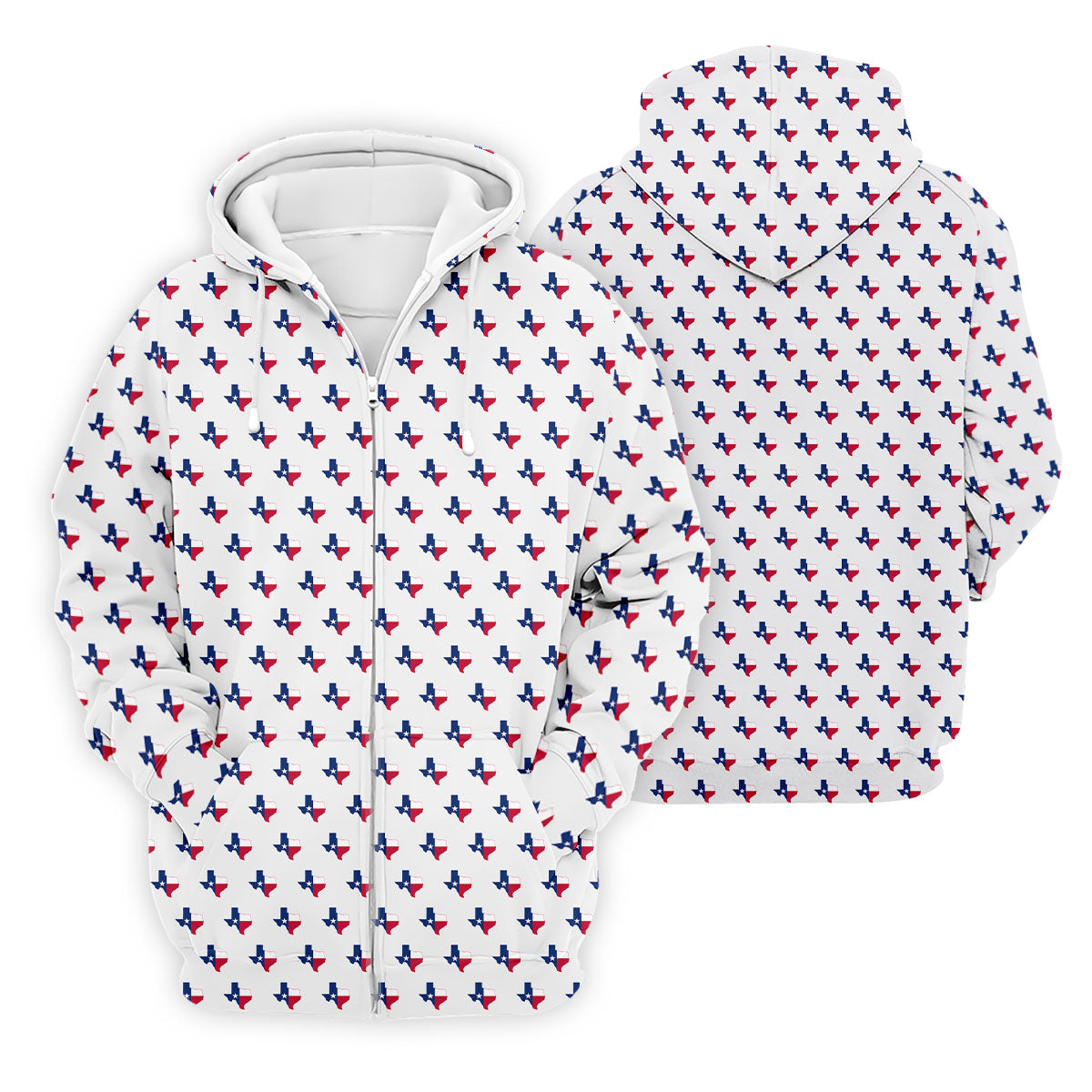 Texas Flag State Pattern Golf Polo Shirt, Men's Golf Shirt, Hawaiian Golf Shirt