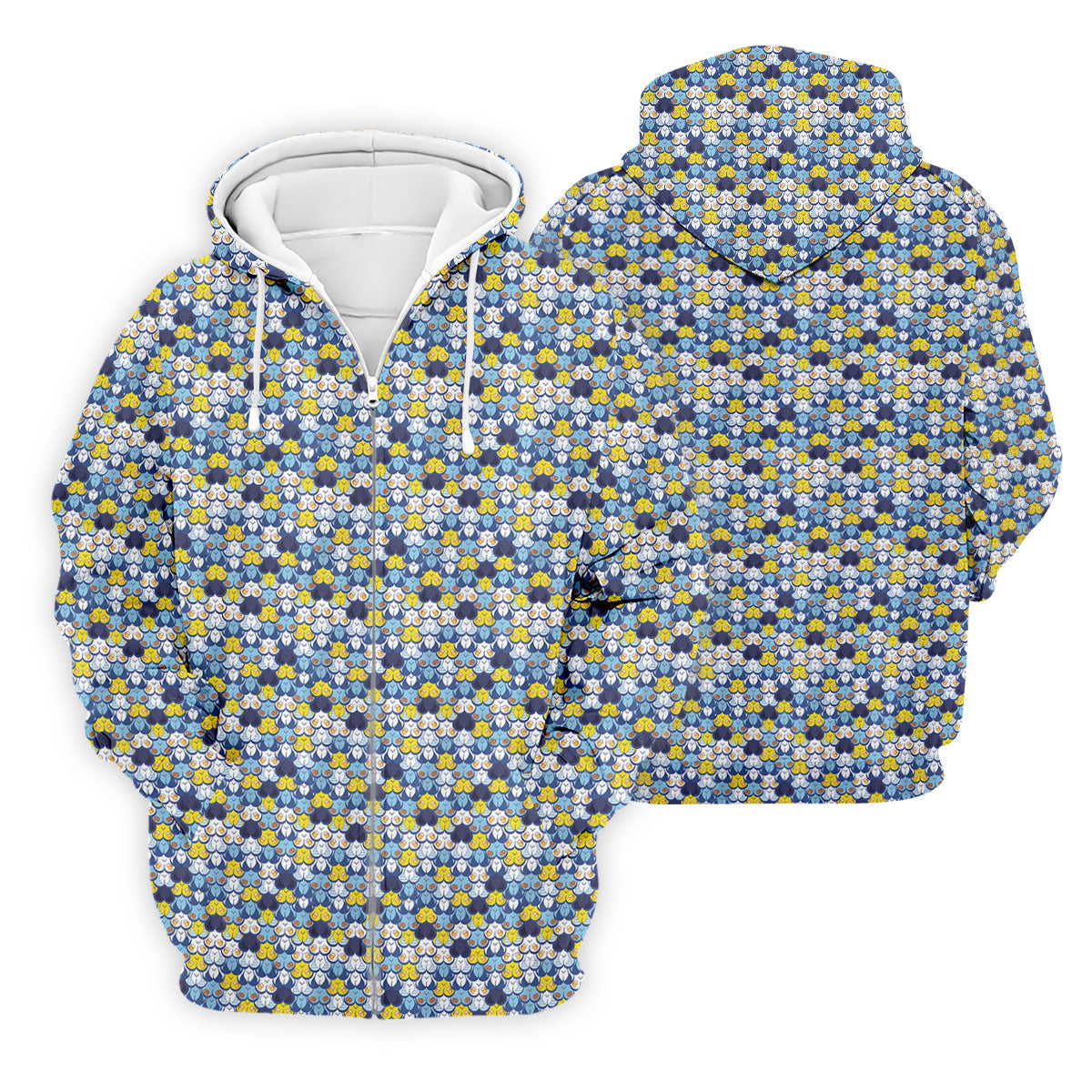 Funny Beer Pretzel Cleavage Pattern Golf Polo Shirt, Mens Golf Polo, Printed Golf Shirts