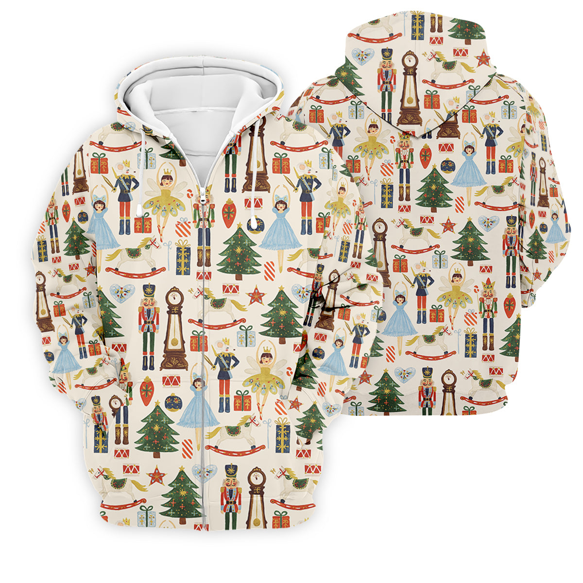 Vintage Nutcracker Christmas Golf Shirt, Men's Golf Polo Shirts, Cute Golf Outfit, Golf Gift For Men