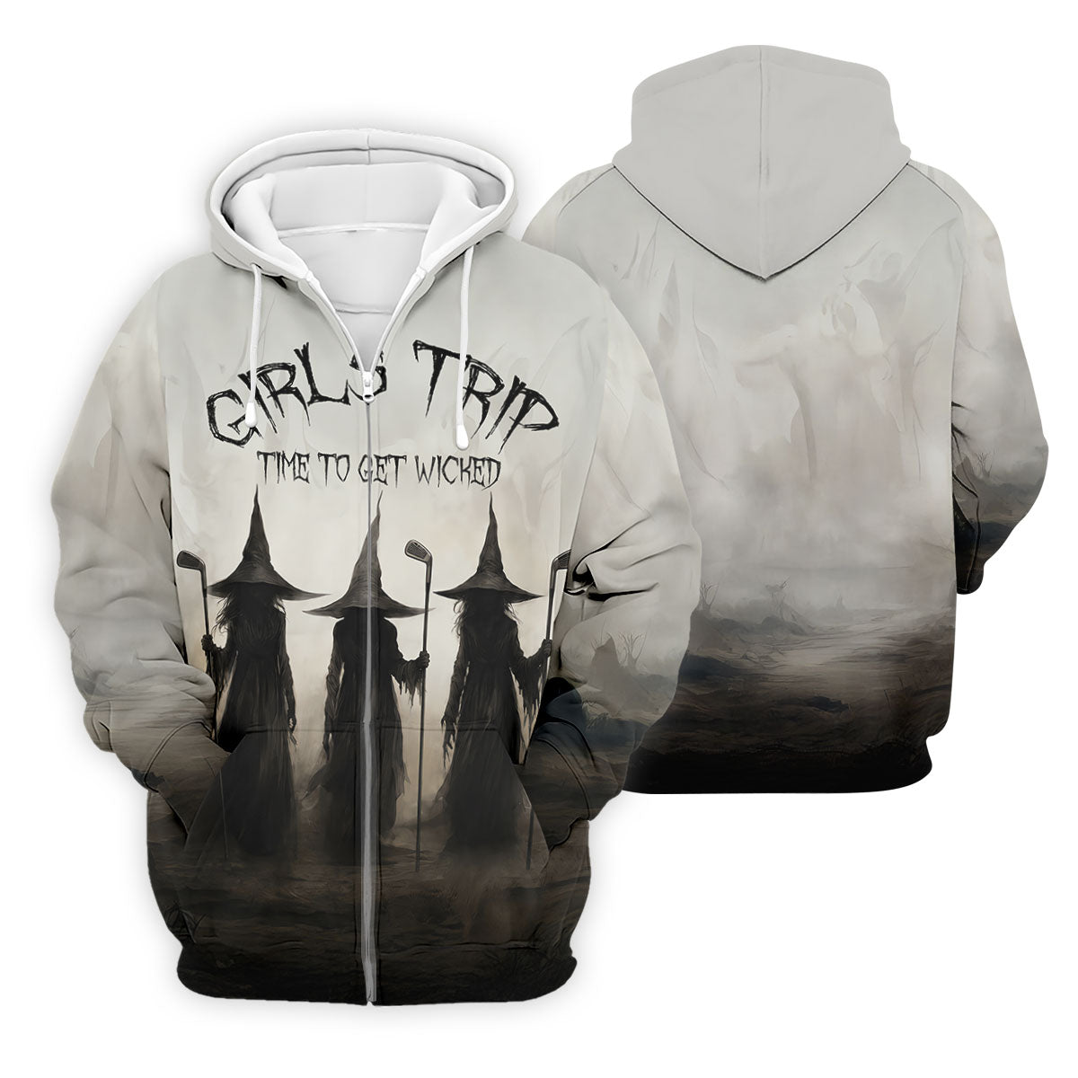 Girls Trip Time To Get Wicked Golf Polo Shirt, Men's Golf Shirt, Hawaiian Golf Shirt