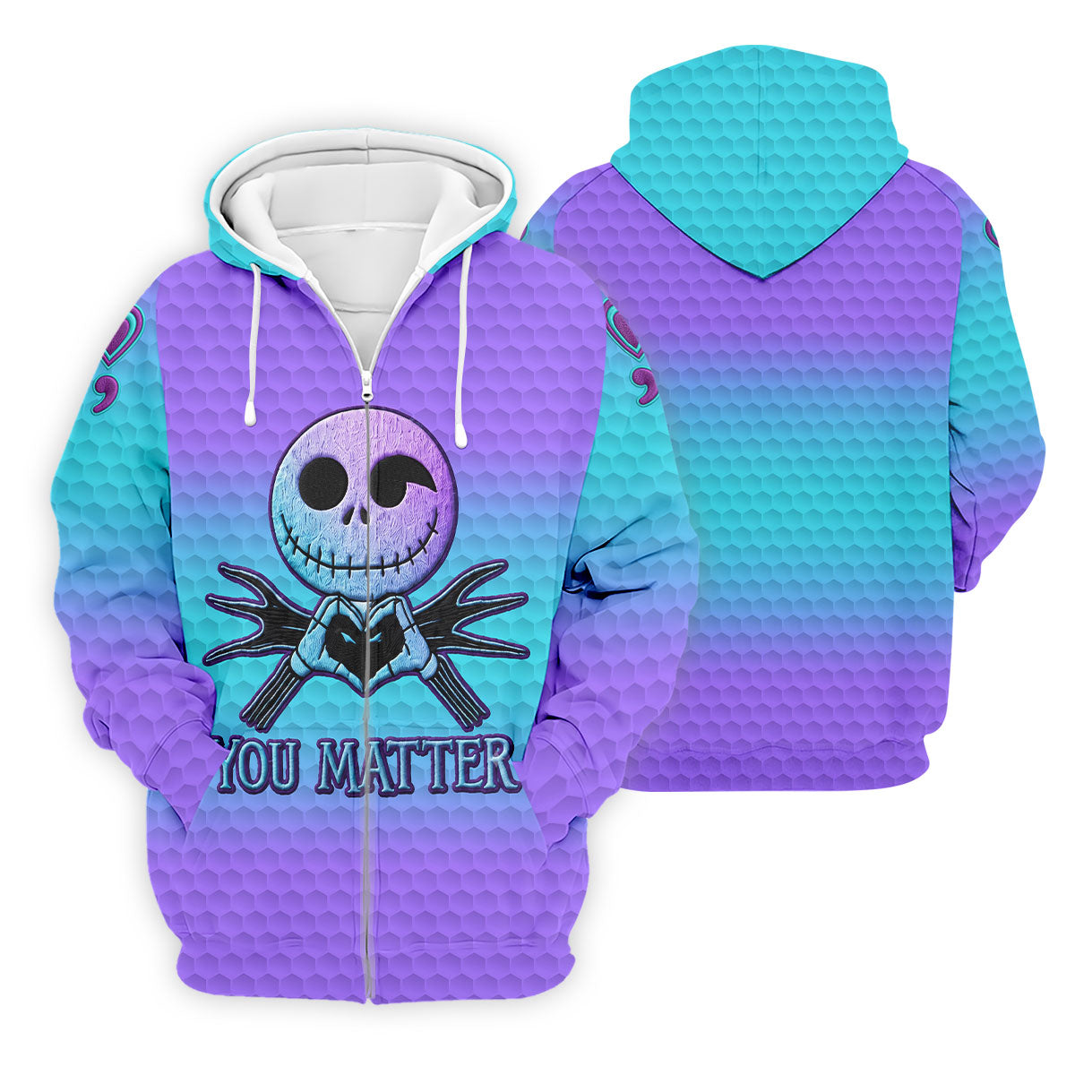 You Matter Suicide Prevention Skeleton Heart Hand Polo Shirts For Men, Mens Golf Polo