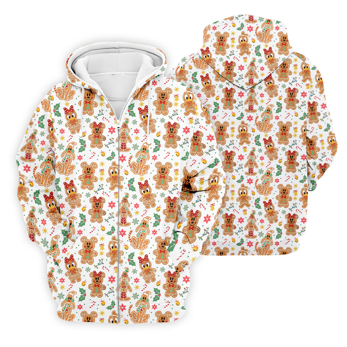 Funny Gingerbread Christmas Golf Shirt, Men's Funny Golf Shirts, Polo Shirts For Men, Christmas Golf Shirt