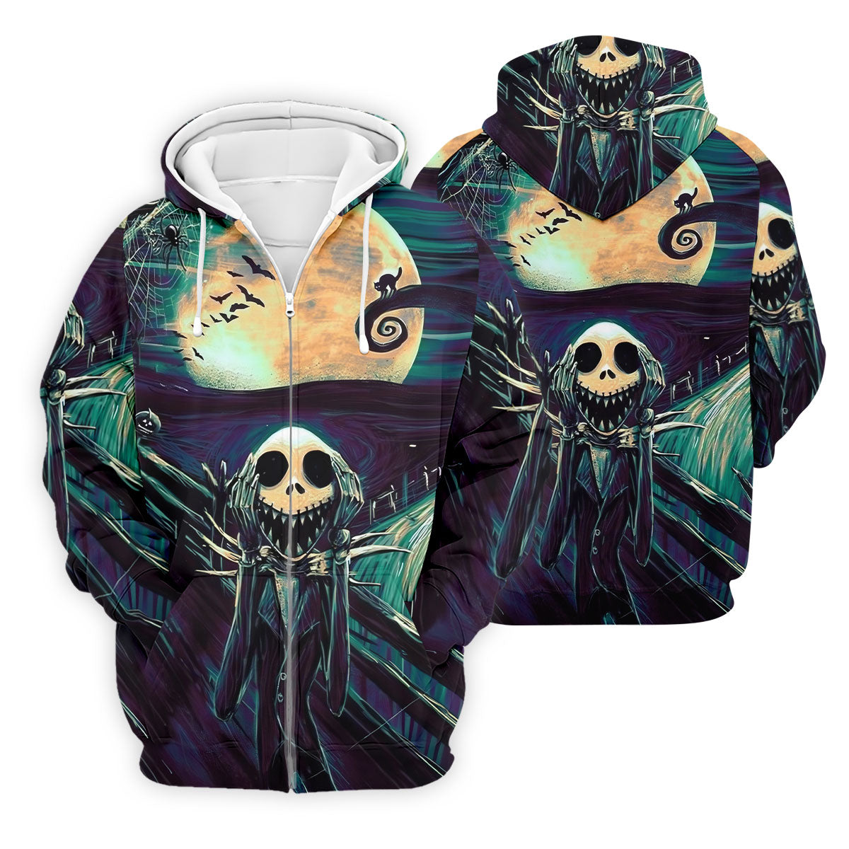 Halloween Skeleton Horror Character Golf Shirt, Printed Golf Shirts, Hawaiian Golf Shirt