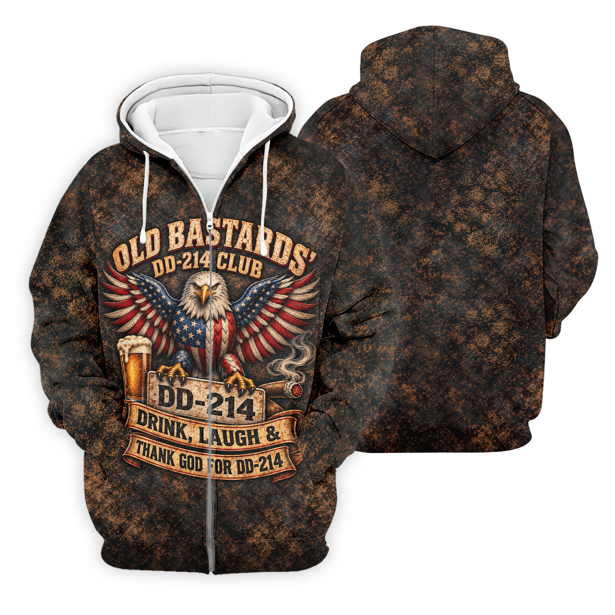 Old Bastards DD-214 Club Eagle Golf Polo Shirt, Veterans Day Shirt, Mens Golf Shirts