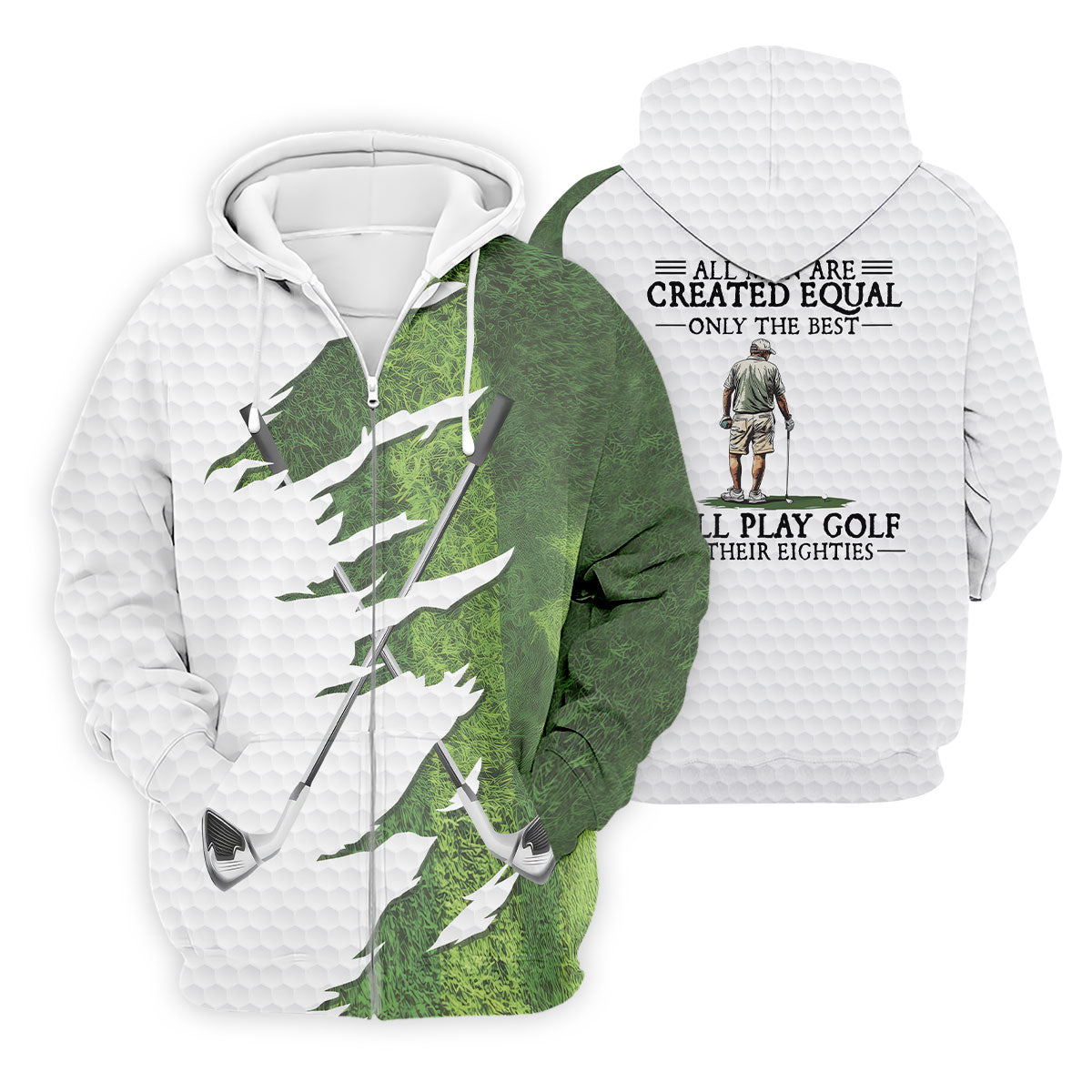 Personalized Ripped Fairway Golf Shirt, Men's Golf Shirt, Golf Polo Shirts For Men