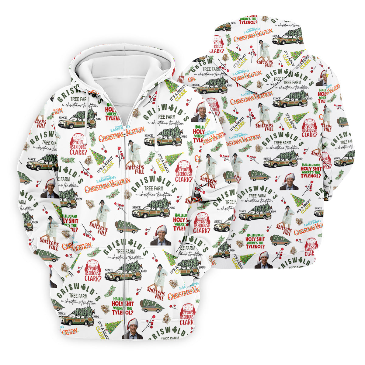 Tree Farm Christmas Golf Shirt, White Polo Shirt ??ns, Fun Golf Shirts For Men, Golf Gift For Men