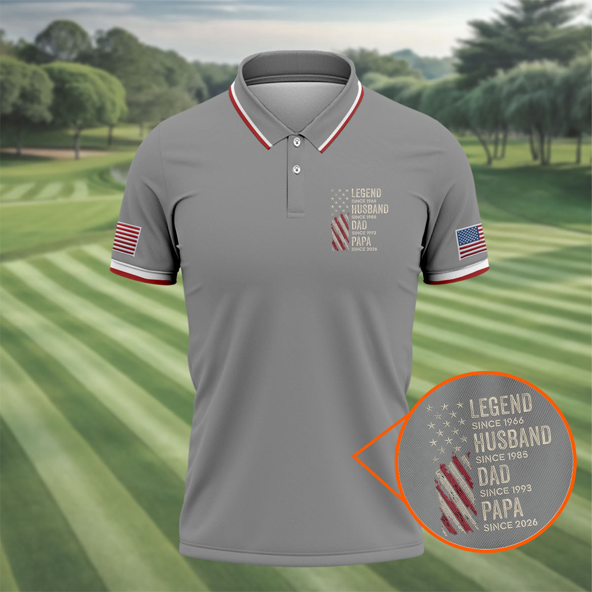 Legend Husband Dad Papa Father's Day Golf Shirt, Golf Gift For Dad, Gift Ideas For Grandpa