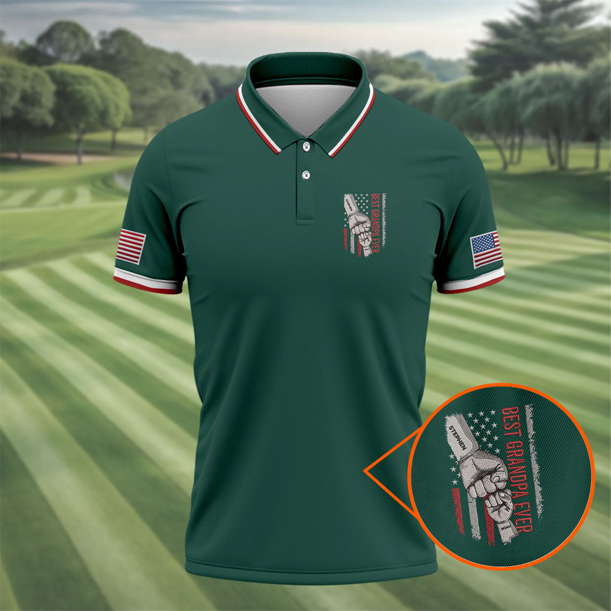 Best Grandpa Ever Father's Day Golf Shirt, Golf Shirts For Men, Gift Ideas For Grandpa