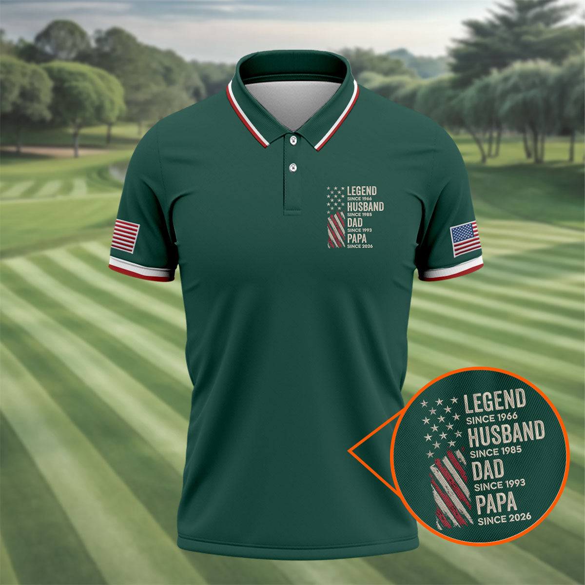 Legend Husband Dad Papa Father's Day Golf Shirt, Golf Gift For Dad, Gift Ideas For Grandpa