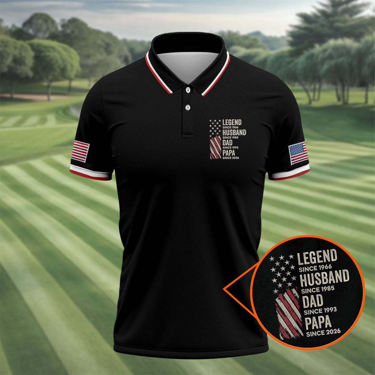 Legend Husband Dad Papa Father's Day Golf Shirt, Golf Gift For Dad, Gift Ideas For Grandpa