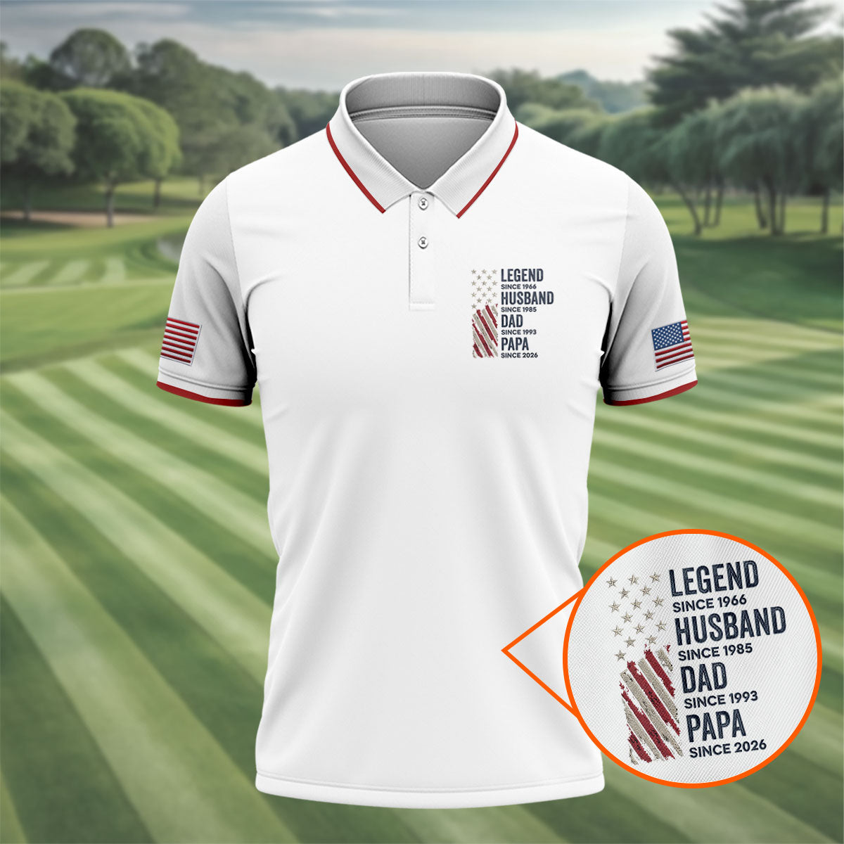 Legend Husband Dad Papa Father's Day Golf Shirt, Golf Gift For Dad, Gift Ideas For Grandpa