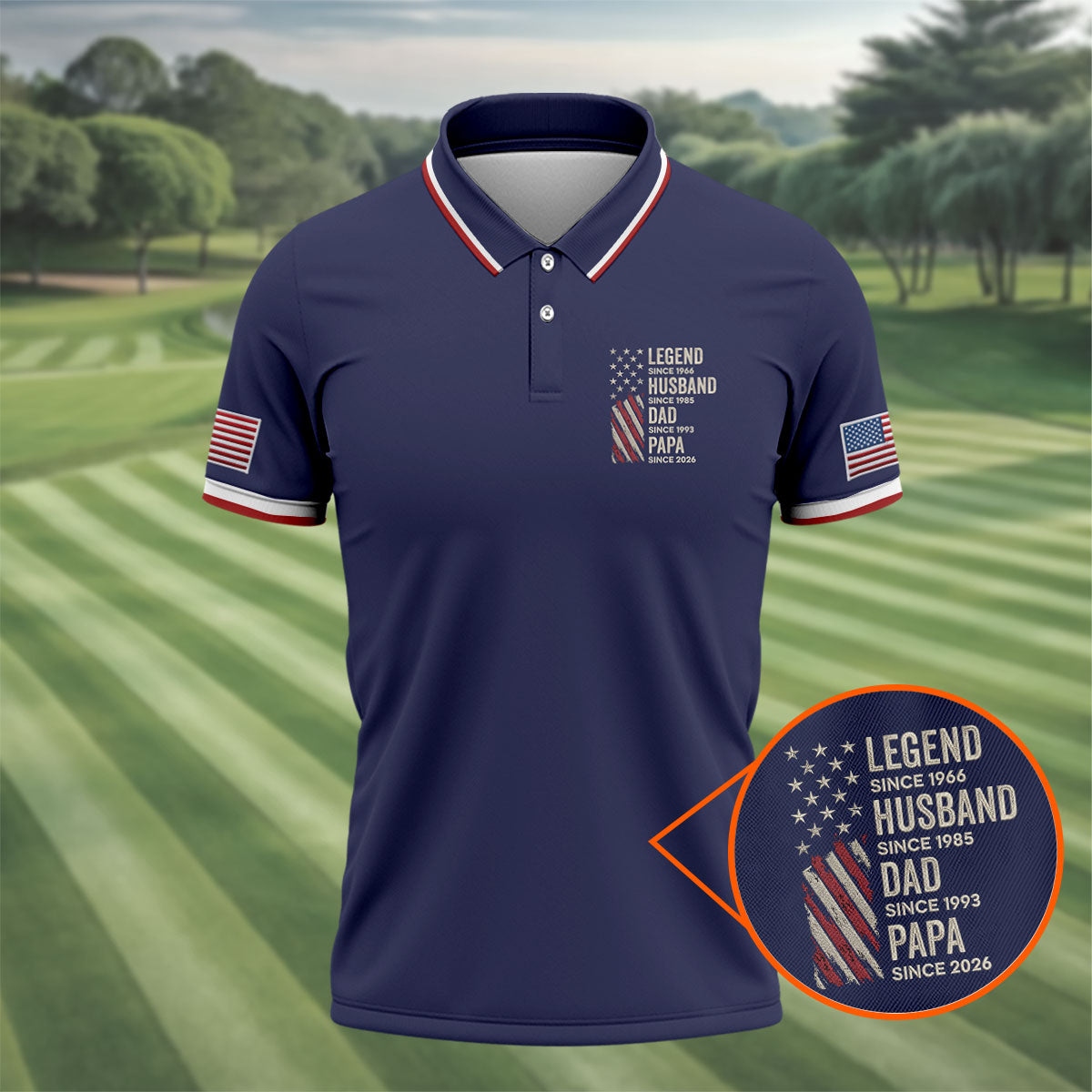 Legend Husband Dad Papa Father's Day Golf Shirt, Golf Gift For Dad, Gift Ideas For Grandpa