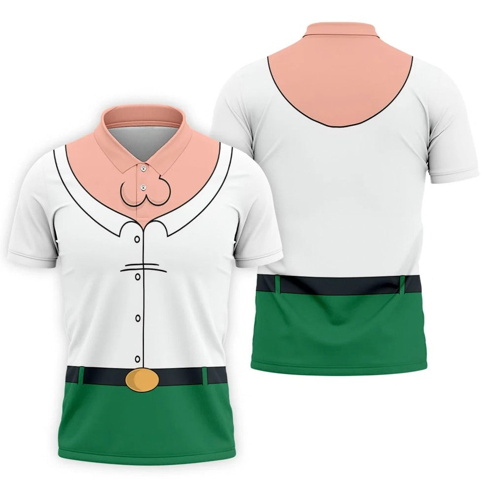 Funny Cartoon Costume Halloween Polo Shirt, Golf Polo For Men, Mens Golf Apparel