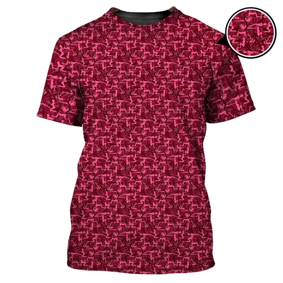 Funny Golf Pattern Polos Pink Golf Shirt For Men, Christmas Golf Shirt Polos, Men Golf Apparel